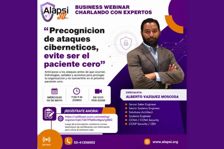 “Precognición de ataques cibernéticos: Evite ser el paciente cero”