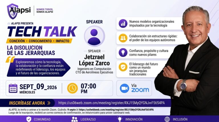 TECH TALK SEPTIEMBRE — La disolución de las jerarquías.